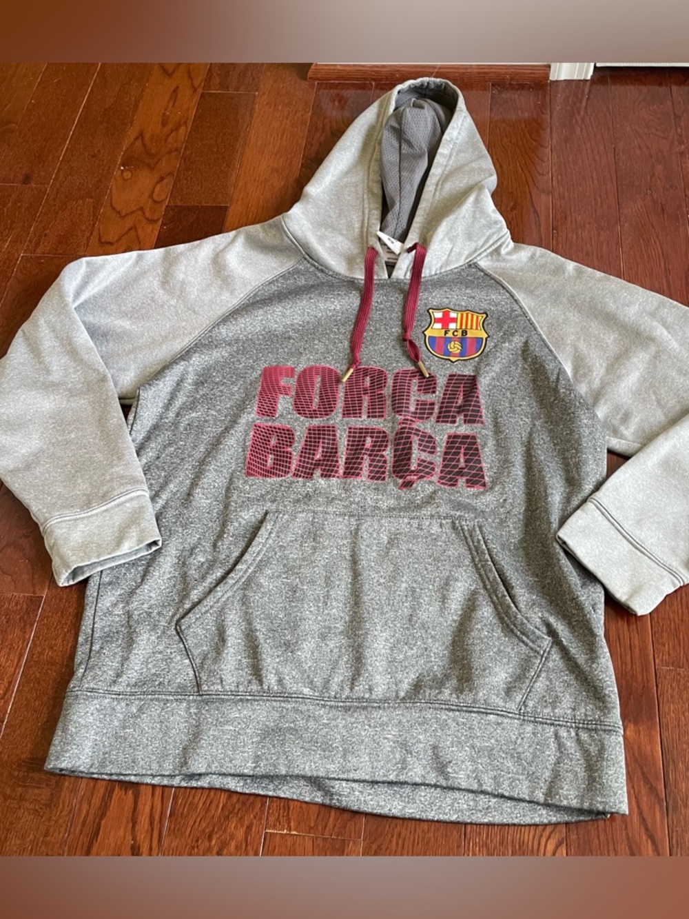 Grey Barcelona hoodie
